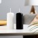 Set of candles - cylinders, 4x9 cm, set 2 pcs, 11 hours, white, black