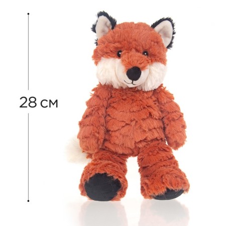 Soft Gulliver toy "Fox Embber", orange color, 28 cm-7