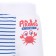 Children's sliders, white/blue color, height 50cm