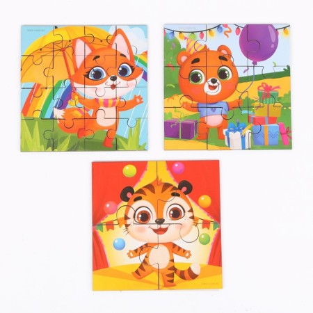 Puzzles 3 in 1 "Best Friends"-2