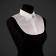 False collar, neck diameter = 42 cm, 31.5 × 20.5 cm, white color