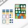 Gift set for graduation: notebook A6, 32l, stickers and magnetic bookmarks 2 pcs "Graduate"