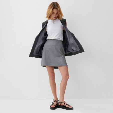 Women's skirt Minaku: Casual Collection Close Color, Rr. 46-1
