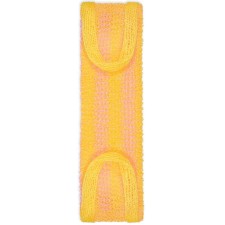 Massage washcloth is long, with a vertical strip