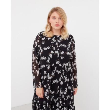 Women's dress Midy Mist Plus-Size, R.54, Black-4
