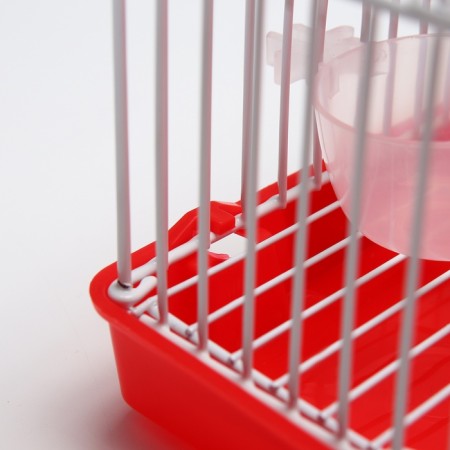 A cage for rodents equipped RT-2T, 22 x 16 x 20 cm, red (packing 30 pcs)-10
