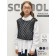 Knitted children's vests Amarobaby Mesh, height 146 cm, black color