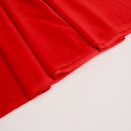 Knitopedic velor flap, red 100*180 cm-1