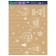 Stickers for the windows "New Year's balls", reusable, 33 x 50 cm, New Year