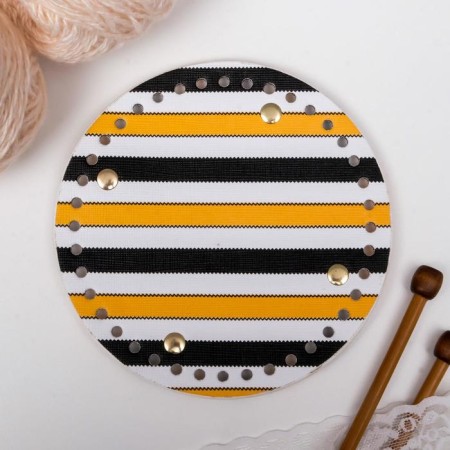 The basis for knitted products to the leatherette "Round with a pattern" mix 14 cm-1