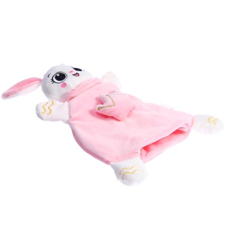 Soft toy - comforter "Bunny", pink-2