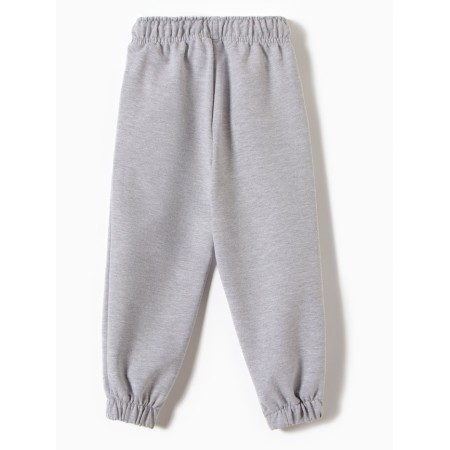 Triko (trousers) for a boy A201, color is light gray melange, height 104-3