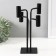 Summary Metal for 4 candles "City lights" d = 2 cm black 17.5x17.5x33 cm