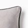 Pillowess Decorative Ethel "Kant", 45x45, gray color, velor (100% PE)