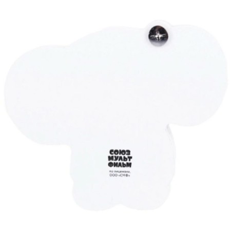 Notepad A6, 15.5 x 9 cm, 50 sheets on the Cheburashka bolt CBJS-UA1-FNP-H1-2