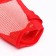 Muzzle mesh with double fixation, size L (length on the nose 6 cm, muzzle 25 cm), red