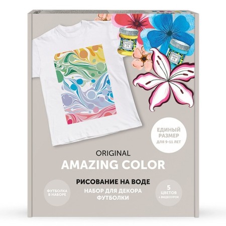 Ebra for T-shirt decor set 9-11 years old, 5 colors