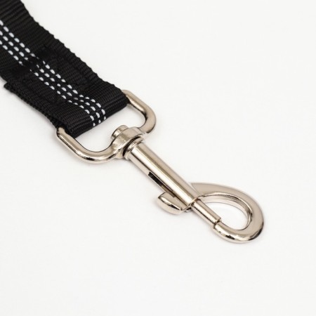 Dog safety belt, shock-absorbing, 75-85 x 2.5 cm, black-4