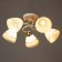 Askfeya chandelier 5he27 40W white-gold 50x50x24 cm Bayerlux