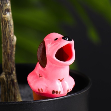 Puppy irrigator for indoor and garden plants Kungur ceramics, 30ml, 8.5cm, mix-6