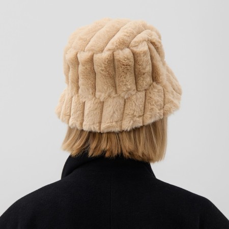 Panama winter minku, beige color, rr 56-58-2