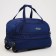 Road bag on wheels, lightning department, outer pocket, blue color