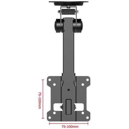 Crasset UNITEKI LCD3110CB ceiling, underground for a TV or monitor, diagonal-4