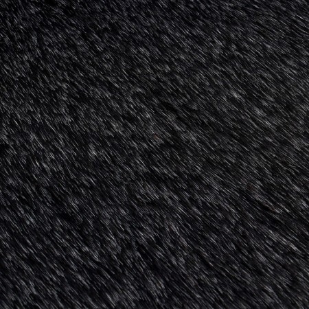 Lock with a knitted -based fur, 50 × 50 cm, gray color-1