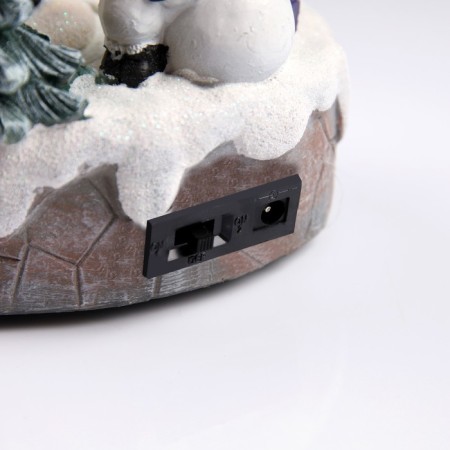 LED figure "Funny snowmen" 20 × 20 × 16 cm, polystone, AAX3 batteries (not in the kit), USB, glow of multi-4