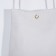 Cross-Body bag on the valve, white color