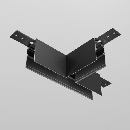 Connector T-shaped for the Technical Trahnical Tract-41b, 17.4x10x5.2 cm, black color black-1