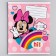 Notebook in a cage 12 sheets, 5 types of mix, cover coated cardboard, Minnie Mouse