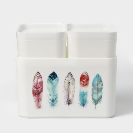 Set of Serenity Organizers, snow-white color-1