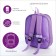 Baby backpack on lightning, lilac color