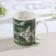 Mug Porcelain Dolyana "February 23. Aviation ", 320 ml, green color