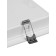 Luminous LED LED "downslate" 12W, 6500K, 1140 lm, 220V, 150x27mm, square 10532