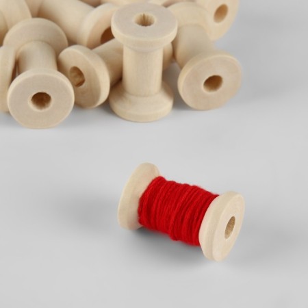 A set of wooden coils without a coating, 15 pcs, d = 2 × 3 cm-3