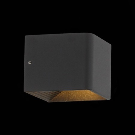 Wall lamp ST LUCE. SL455.041.01. 1x6 W, LED, 3000K, 213 LM, 10x8 cm, black color-3