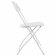 Folding stool Brabix Golf CF-002, white frame, white plastic