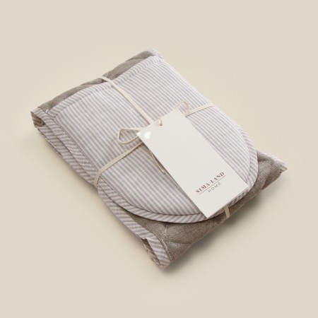 Group of quilted SL Home "QUILTED" 15x60cm, 100% linen, synthetic winterizer, 200g/m2-4