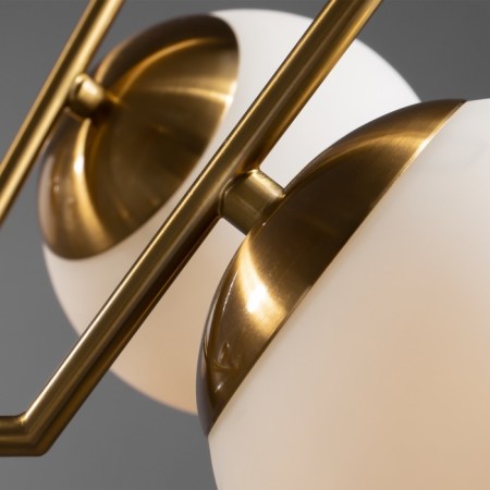 Charya Freya Fr5173PL-08BS MoonRock, 840x840x430 mm, E27, 8x60W, brass color-3