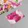 Cardboard "watercolor flowers" set 10 pcs (5 types) 4x6 cm