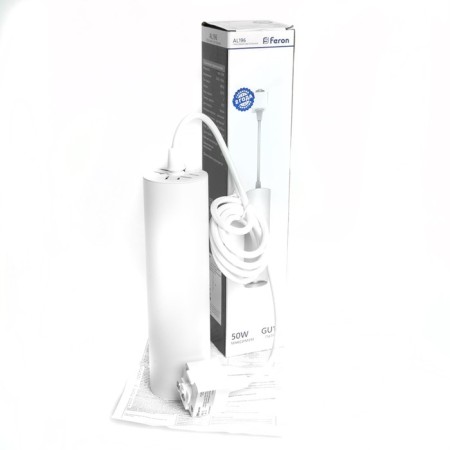 Single -phase track lamp Feron AL196, IP20, GU10, 15 W, 56x56x200 mm, white color-3