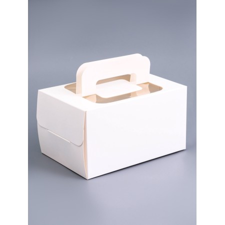 Box for roll, white, 16.5 x 11 x 9 cm. Confectionery packaging