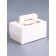 Box for roll, white, 16.5 x 11 x 9 cm. Confectionery packaging