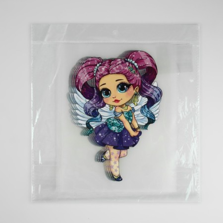 Thermalrotransfer with sparkles "Fairy Flower", 12.8 × 18.6 cm-3