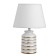 Table lamp 16610/1wt E14 40W white-gold 20x20x32.5 cm Risalux