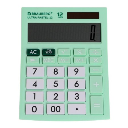 Brauberg Ultra Pastel-12-LG, two-pit, mint 250504