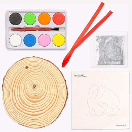 Set for creativity "Christmas tree toy. SPILS: DRAKOT "-2