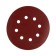 A circle of abrasive grinding under the "Velcro" tundra, perforated, 150 mm, P400, 5 pcs.